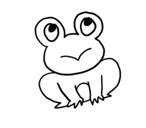 カエルの書き方 簡単でかわいい手書き風の蛙を描く方法 ゆめまがイラスト描き方