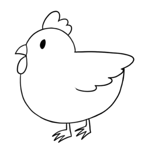 ニワトリのイラストの書き方 簡単にかわいい鶏の手書き方法とコツ ゆめまがイラスト描き方
