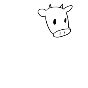 牛のイラストの簡単な書き方は かわいい牛を描いてみよう ゆめまがイラスト描き方