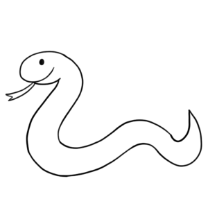 蛇のイラストのかわいい描き方は 簡単に初心者でも書ける方法とは ゆめまがイラスト描き方